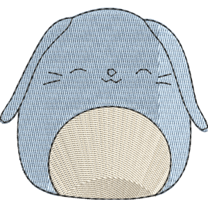 Buttons the Bunny Squishmallows Free Machine Embroidery Design