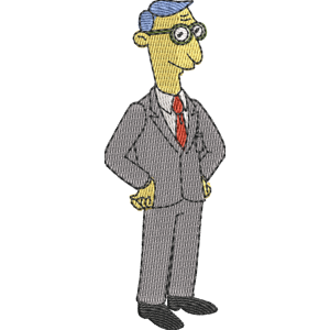 Blue-Haired Lawyer Simpsons Free Machine Embroidery Design