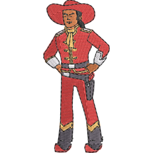 Red Manuel Nomad of Nowhere Free Machine Embroidery Design