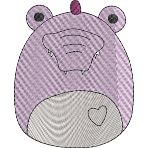 Bunny the Alligator Squishmallows Free Machine Embroidery Design