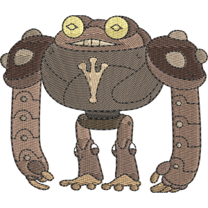 Frobo Amphibia Free Machine Embroidery Design