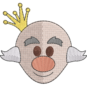 King Candy Disney Emoji Blitz Free Machine Embroidery Design