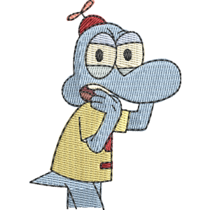 Gecky OK K.O.! Let's Be Heroes Free Machine Embroidery Design