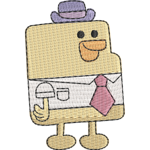 Mr. Quacker Wow! Wow! Wubbzy! Free Machine Embroidery Design