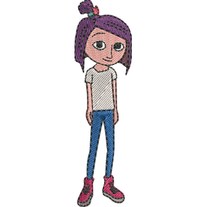 Chloe Gnome Alone Free Coloring Page for Kids