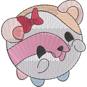 Bagette the Bear Pikmi Pops Free Machine Embroidery Design