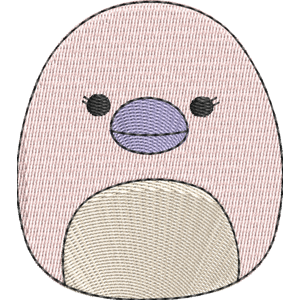 Brindall the Platypus Squishmallows Free Machine Embroidery Design