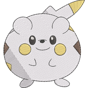 Togedemaru 1 Pokemon Free Coloring Page for Kids