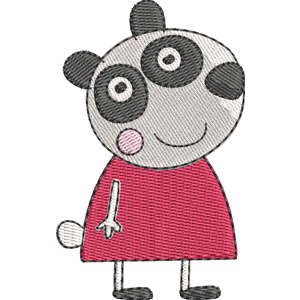 Pandora Panda Peppa Pig Free Machine Embroidery Design