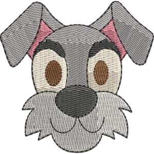 Tramp Disney Emoji Blitz Free Machine Embroidery Design