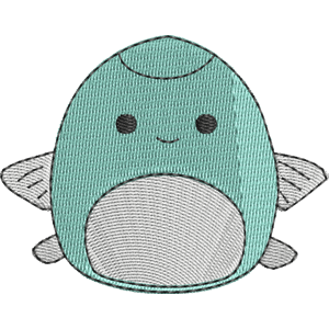 Bette the Flying Fish Squishmallows Free Coloring Page for Kids
