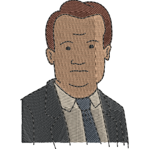 ATF Agent Bork Beavis and Butt-Head Free Machine Embroidery Design