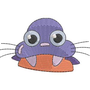 Walrus Moshi Monsters Free Coloring Page for Kids