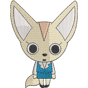 Fenneko Aggretsuko Free Machine Embroidery Design