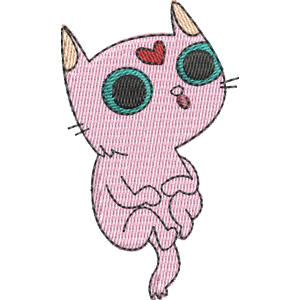 Kitten Adventure Time Free Machine Embroidery Design