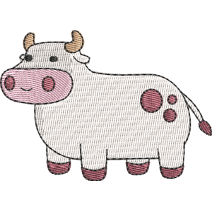 Cow Molang Free Machine Embroidery Design