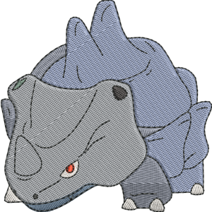 Rhyhorn 1 Pokemon Free Coloring Page for Kids