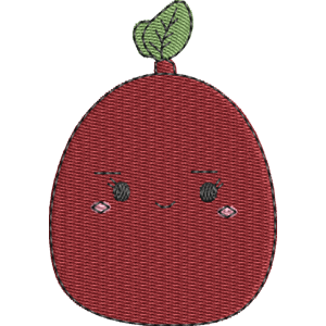 Claudia the Beetroot Squishmallows Free Machine Embroidery Design