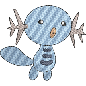 Wooper Pokemon Free Coloring Page for Kids
