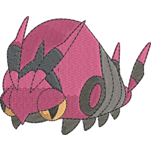 Venipede Pokemon Free Coloring Page for Kids