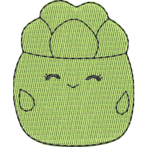 Anara the Artichoke Squishmallows Free Machine Embroidery Design