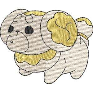 Fidough Pokemon Free Machine Embroidery Design