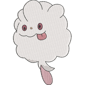 Swirlix Pokemon Free Coloring Page for Kids