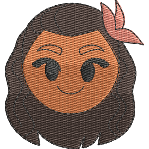 Moana Disney Emoji Blitz Free Machine Embroidery Design