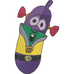 Larry-Boy VeggieTales in the City Free Coloring Page for Kids
