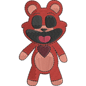 Bobby BearHug Poppy Playtime Free Machine Embroidery Design