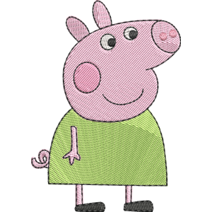 Lindsey Pig Peppa Pig Free Coloring Page for Kids