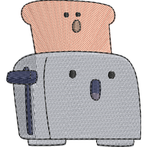 Toaster and Toast Unikitty! Free Machine Embroidery Design