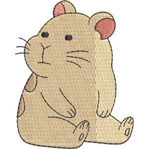 Hamster We Bare Bears Free Machine Embroidery Design