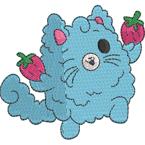 Mops the Long Tail Cat Pikmi Pops Free Machine Embroidery Design