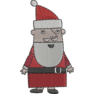 Father Christmas Ben & Holly's Little Kingdom Free Machine Embroidery Design