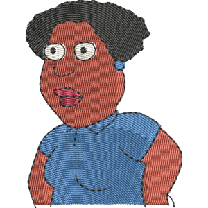 Loretta Brown The Cleveland Show Free Machine Embroidery Design