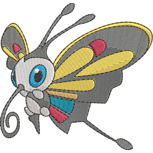 Beautifly Pokemon Free Coloring Page for Kids