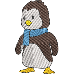 Willy Penguin Stumble Guys Free Machine Embroidery Design