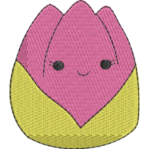 Bridgie the Tulip Squishmallows Free Machine Embroidery Design