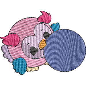 Hoo the Owl Pikmi Pops Free Machine Embroidery Design