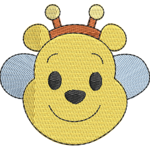 Honey Bee Pooh Disney Emoji Blitz Free Machine Embroidery Design