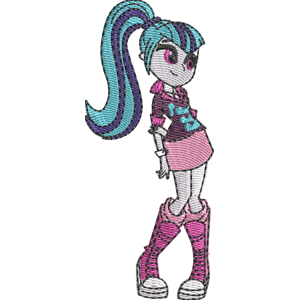 Sonata Dusk My Little Pony Friendship Is Magic Free Coloring Page for Kids
