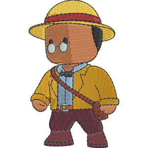 Pioneer Stumble Guys Free Machine Embroidery Design