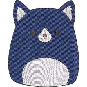 Danielito the Cat Squishmallows Free Machine Embroidery Design