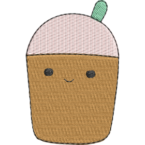 Bernice the Boba Tea Squishmallows Free Machine Embroidery Design