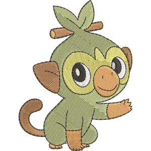 Grookey Pokemon Free Coloring Page for Kids