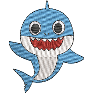 Daddy Shark Pinkfong Free Machine Embroidery Design