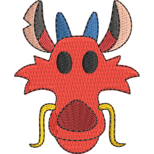 Mushu Disney Emoji Blitz Free Machine Embroidery Design