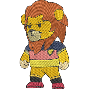 German Lion Stumble Guys Free Machine Embroidery Design