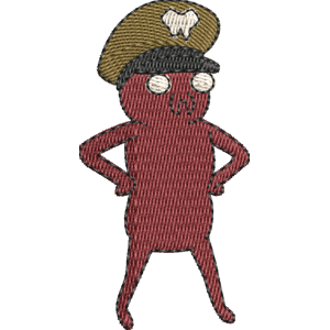 Lieutenant Gamergate Adventure Time Free Machine Embroidery Design